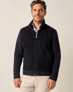 Agnelli Suede Mixed Media Jacket