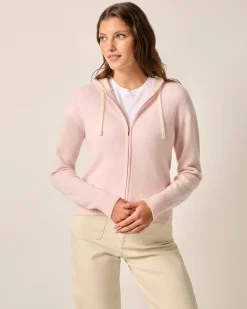 Amanda Cashmere Full Zip Hooded Sweater