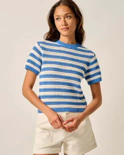 Aubrey Short Sleeve Cotton Sweater