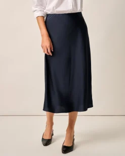 Audrey Charmeuse Slip Skirt