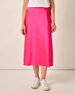 Audrey Charmeuse Slip Skirt