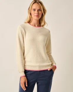 Blanche Cotton Blend Crewneck Sweater