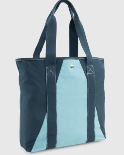 Color Block Wine Tote Bag