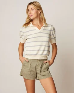 Gigi Cotton Sweater Polo