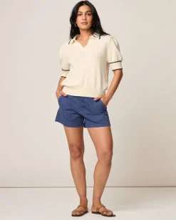 Gigi Cotton Sweater Polo