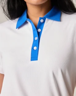 Maisie 4-Button Performance Polo