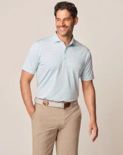 Performance Jersey Polo - Michael Stripe