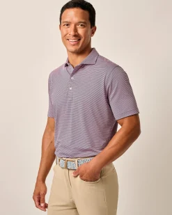 Performance Jersey Polo - Lyndonn Stripe