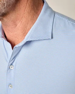 Performance Jersey Polo - Lyndonn Stripe