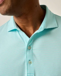 Performance Jersey Polo - Lyndonn Stripe