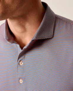 Performance Jersey Polo - Lyndonn Stripe
