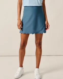 Sienna Scalloped Performance Skort