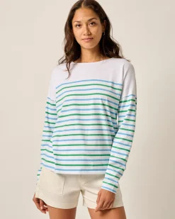 Suki Striped Boatneck T-Shirt