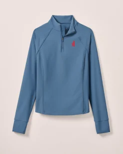 Women's Custom Surfer Logo Jasmine Performance 1/4 Zip
