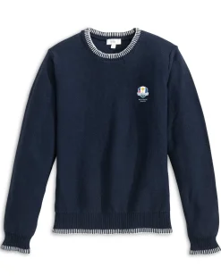 Women's Ryder Cup Blanche Cotton Blend Crewneck Sweater